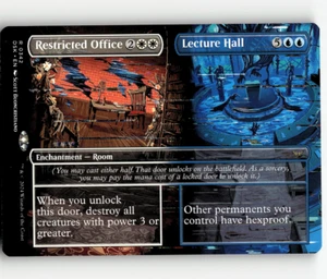 MTG Restricted Office / Lecture Hall (Borderless) #342 Duskmourn House of Horror - Picture 1 of 1
