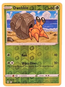 Reverse Holo Dwebble 011/203 Evolving Skies Pokemon TCG - Picture 1 of 2