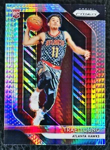 2018-19 PRIZM TRAE YOUNG SILVER PARALLEL HYPER PRIZM #78 RC ATLANTA HAWKS MINT  - Picture 1 of 2
