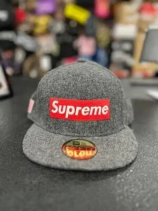 Supreme Woolrich Box Logo New Era Fitted - Picture 1 of 6