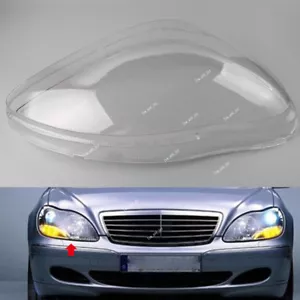 For W220 S350 S430 S500 S600 1998-2006 Clear Lens Shell Cover Headlight Right - Picture 1 of 7