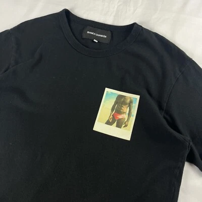 Camiseta Bianca Chandon Hombre Polaroid Playa Hombre Hecha en Los Ángeles Mediana Foto 1 de 4