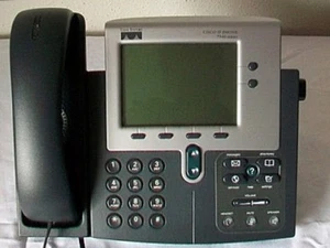 Cisco 7940 Unified ** IP VOIP ** Business Professional Telephone Phone Internet - Photo 1/1