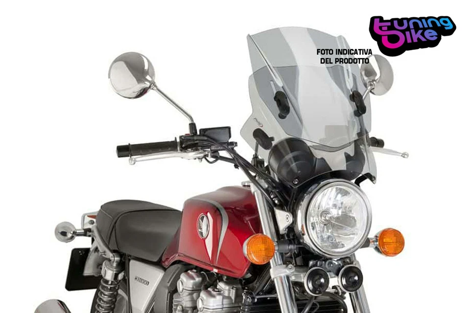 PUIG WINDSCHUTZSCHEIBE UP&DOWN FUR YAMAHA XV750 VIRAGO 1995 GETONT - Imagem 1 de 1
