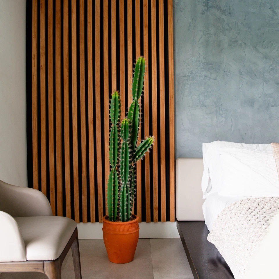 Decoração para casa de plantador de terracota cacto artificial 5’. Varejo US$ 224 - Imagem 1 de 4