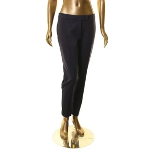 ANNE KLEIN NEW Women's Navy Slim Leg Wear To Work Dress Pants 4 TEDO - Picture 1 of 2