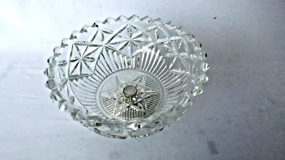 Coppa In Cristallo E Metallo Bianco - Immagine 1 di 4