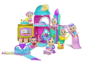 PLAYTIME CRY BABIES Jenna's Day Care, Casa delle Bambole, Day Care Playset con J - Foto 1 di 1