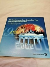 German Post Millennium 1999/2000 Silver Stamp Medallions & stamps