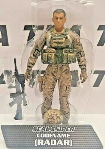 Elite Force Navy Seals Fire Team: Seal Sniper RADAR 4" Figura Sciolta 1:18 BBI - Foto 1 di 6