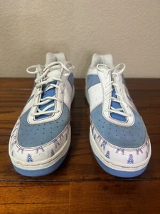 Reebok NFL Houston Oilers White Blue Men's Shoe Size 12 - Picture 1 of 4