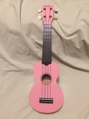 Hermoso Ukelele Soprano Hula Beach: Rosa Orquídea UKH10, Usado, ¡Como Nuevo! Foto 1 de 4