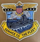 Genuine American PRL "US Service To The Fleet" Fabric Embroidered Patch Emblem 