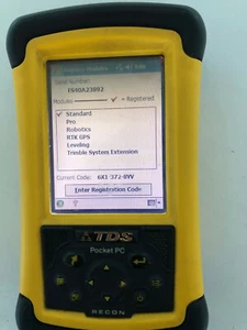 PC de bolsillo colector de datos portátil TDS Recon 200 para estación total SIN BATT. CH DORADO - Imagen 1 de 10