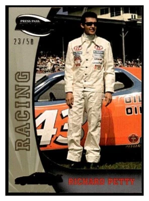 2009 Press Pass Fusion GOLD Racing NASCAR 76 Richard Petty #23/50 car 43 GOAT - Image 1 of 2