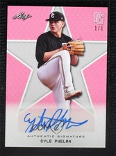 2020 Leaf Perfect Game National Showcase 1/1 Cyle Phelan #BA-CP3 Auto 05go