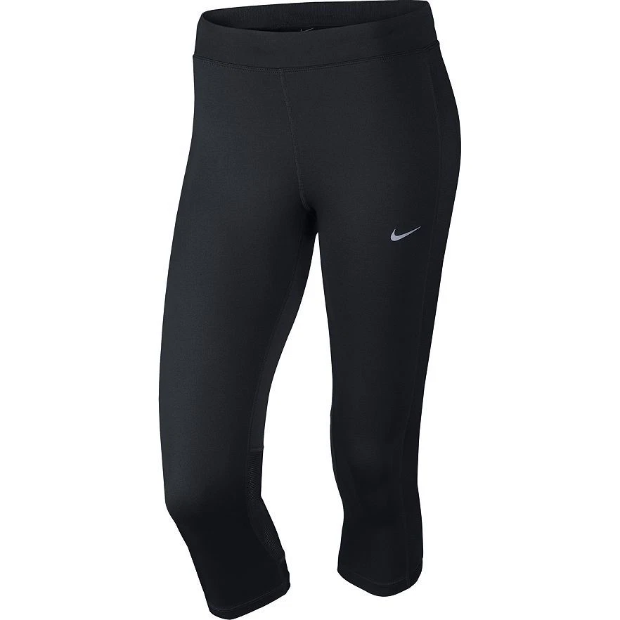 New NIKE Essential Dri-FIT Performance Capri Tights #645603 Black Medium NWT - Image 1 of 1