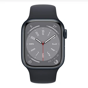 Apple Watch Series 8 (GPS + Cellular) 41 mm couleur minuit - Photo 1 sur 3