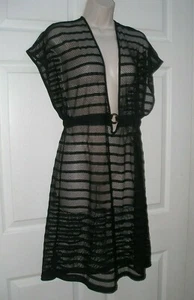 Wearabouts Para Mujer M Traje de Baño Bikini Cubrir Negro Crochet Tejido Accesorio Nuevo  - Imagen 1 de 12