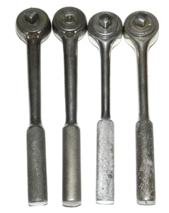 Vtg LoT 4Tools/ 2 SK,1 VLCHEK And Fleet 3/8" Drive Round Head  Handle Ratchet - Imagen 1 de 6