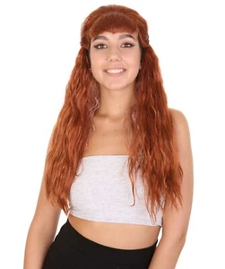 Women's Frozen2 Comic Half-wavy Wig | Peach Wigs HW-3860 (Adult) - Picture 1 of 9