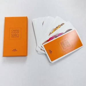 Hermes Scarf Accessory Knotting Cards Tying How To Sealed Scarf tying - Picture 1 of 4