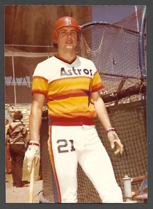 Terry Puhl HOUSTON ASTROS UNSIGNED 3-1/2 x 4-7/8 ORIGINAL SNAPSHOT PHOTO #8 - Picture 1 of 1