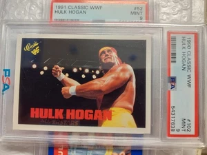 1990 Classic WWF #102 Hulk Hogan PSA 9 Low Pop - Picture 1 of 2
