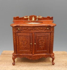 Vintage Bespaq Antique Ornate Victorian Sink Dollhouse Miniature 1:12 - Picture 1 of 17