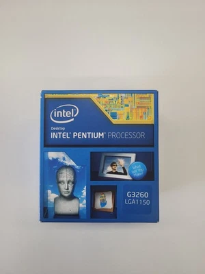 CPU Intel PENTIUM G3260 LAG1150 Processore DUAL CORE 3.3GHZ 3MB 53W SKT1150 BOX - Immagine 1 di 4
