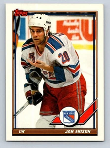 Tarjeta de hockey de la NHL #152 Jan Erixon New York Rangers 1991-92 O-Pee-Chee - Imagen 1 de 1