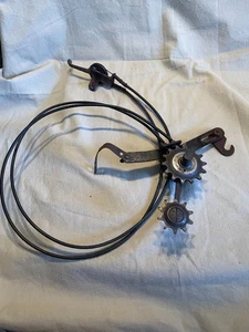 C.1947 CYCLO TWIN CABLE VINTAGE FAHRRAD SCHALTWERK / SCHALTRAD - Bild 1 von 12