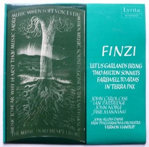 Vernon Handley Finzi LP Lyrita SRCS93 EX/EX 1979 Finzi - Imagen 1 de 9