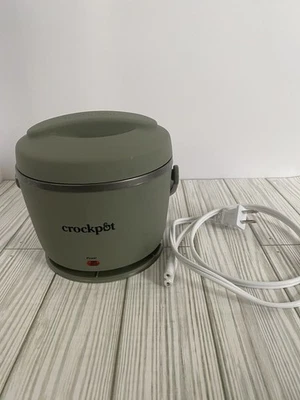 Crock Pot Lunch Crock Food Warmer Moonshine Green Electric 20oz Capacity - Image 1 of 3