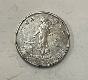 Philippinen - 1903-S großer Silber Peso - sehr beliebt - Bild 1 von 5