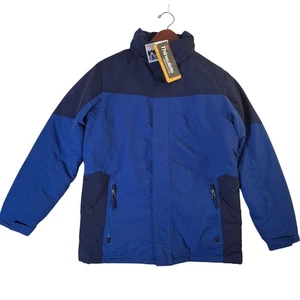 L.L. Bean Insulated Jacket Boys Size Large Blue Thinsulate Full Zip Pockets - Picture 1 of 9