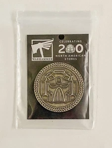 Warhammer Coin Celebrating 200 Stores New - Picture 1 of 2
