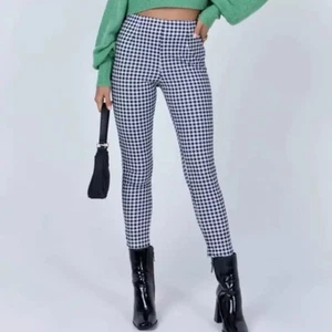 Princess Polly black white gingham pants size 2 classic Y2K - Picture 1 of 8