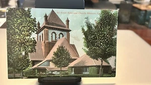 All Saints Episcopal Church Biltmore N. C. Unused Postcard Valentine & Sons - Picture 1 of 5