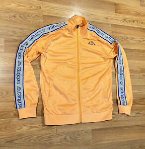 Vintage Kappa Track Jacket Orange Creamsicle Color Zip Up Y2K Adult Size Large
