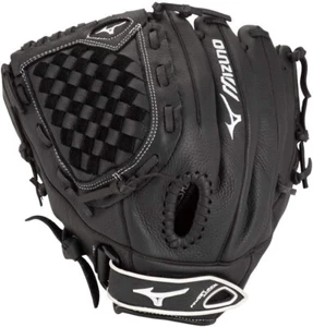 Mizuno Prospect Select Series Fastpitch Softball Glove 12" AGES 9-10 BLACK LEFTY - Picture 1 of 3