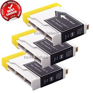 3pk LC51 LC-51 BK Ink for Brother MFC-230C MFC-240c MFC-885c MFC-465cn MFC-5860