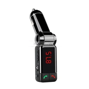 Auto KFZ MP3 Musik Player FM Transmitter AUX USB Ladegerät Handy LCD Bluetooth - Picture 1 of 9