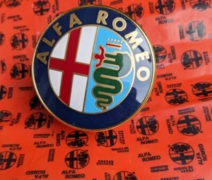 Alfa Romeo GTV 6 & GRAND PRIX Front Grill ( Grille ) Badge Original - Picture 1 of 5