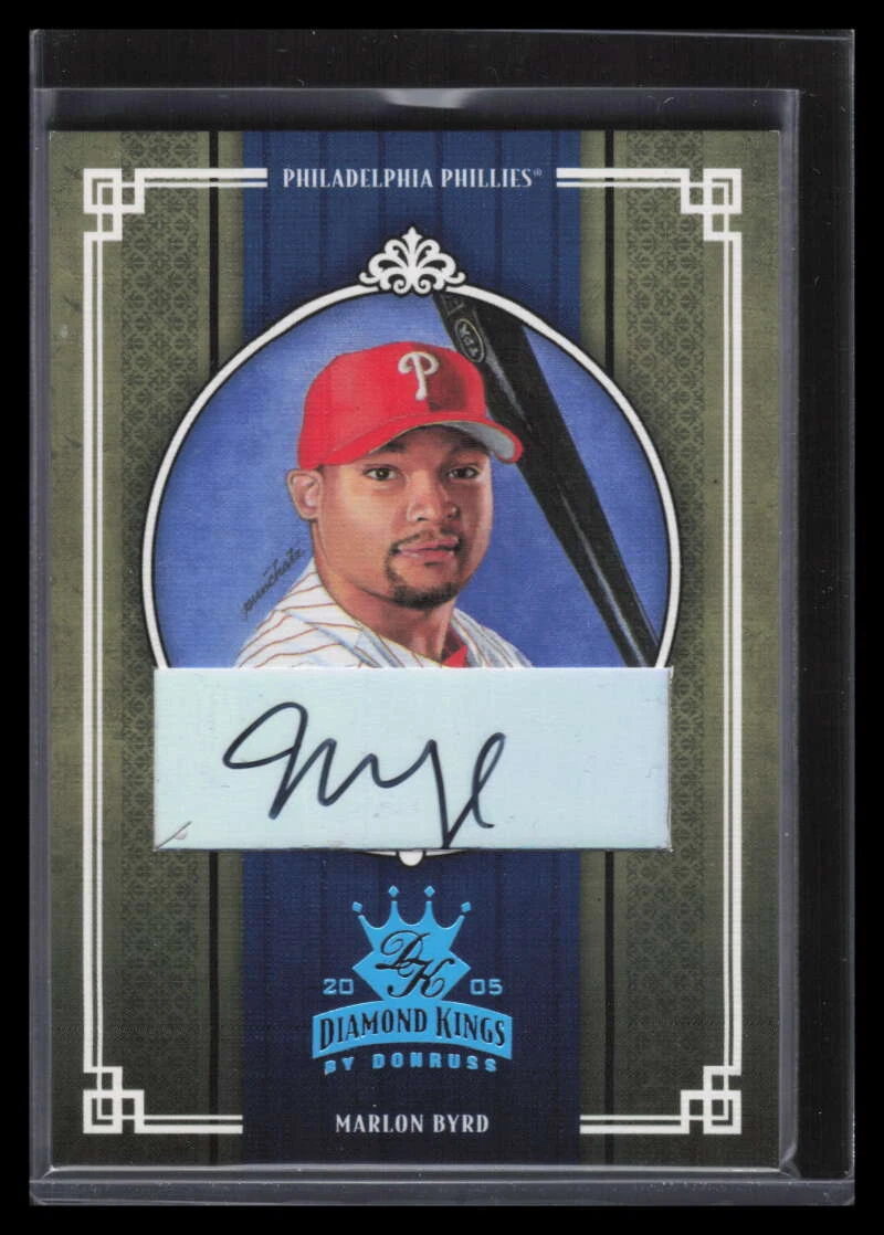 2005 Diamond Kings Signature Platinum 382 Marlon Byrd Auto 1/1