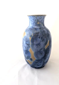 Crystalline Glaze Art Pottery Vase - Possibly By Robert Troost - Picture 1 of 3