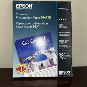 Epson Premium Presentation Paper MATTE (8.5x11 Inches, Double-sided, 50 Sheets) - Picture 1 of 3