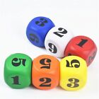 Games Accessory 6cm Dices Enlightenment Toy Early Education PU Sponge Dice