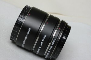 Mamiya 645AF Auto Extension Tube Complete Set  #1 NA401, #2 NA402, #3 NA403 MINT