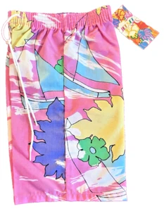 Vintage Jet Set Summertime Size 6 Swim Shorts Made in USA NWT - Picture 1 of 6